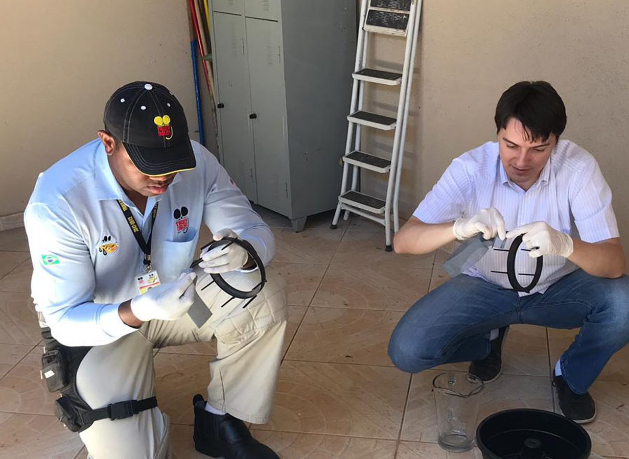 Truly Nolen professionals during hands-on training.