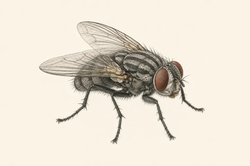 Illustration: House fly