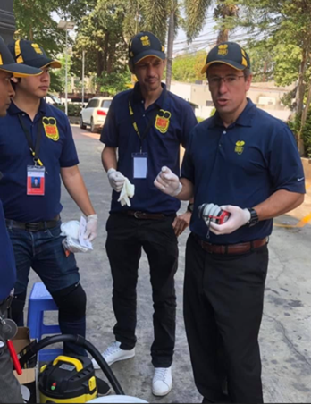 Three Truly Nolen pest management professionals