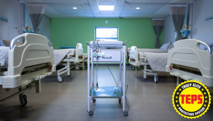 A healthcare environment.